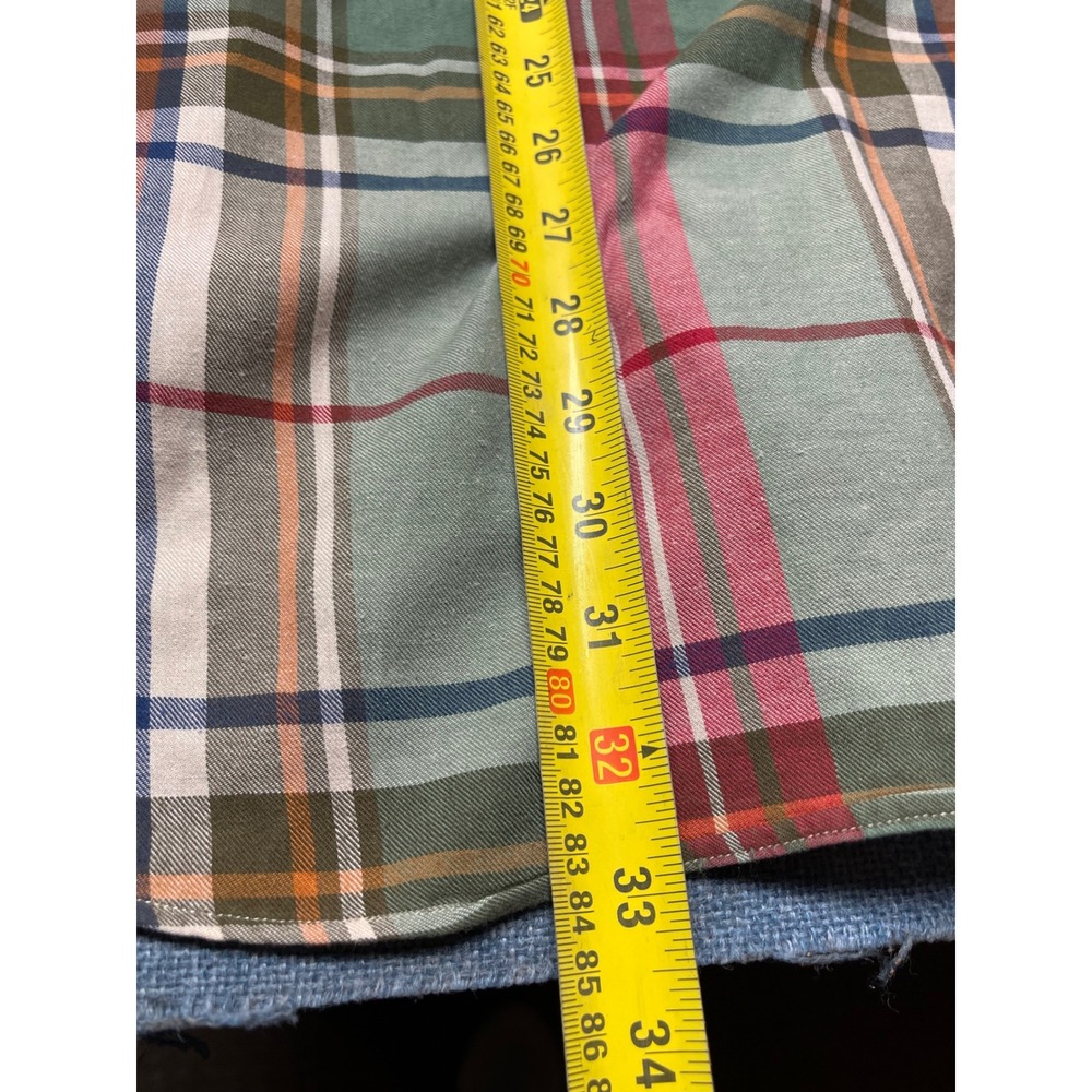 VTG Ralph Lauren Mens Large Multi Color Plaid Cotton Button Down Shirt 90s - Picture 5 of 7